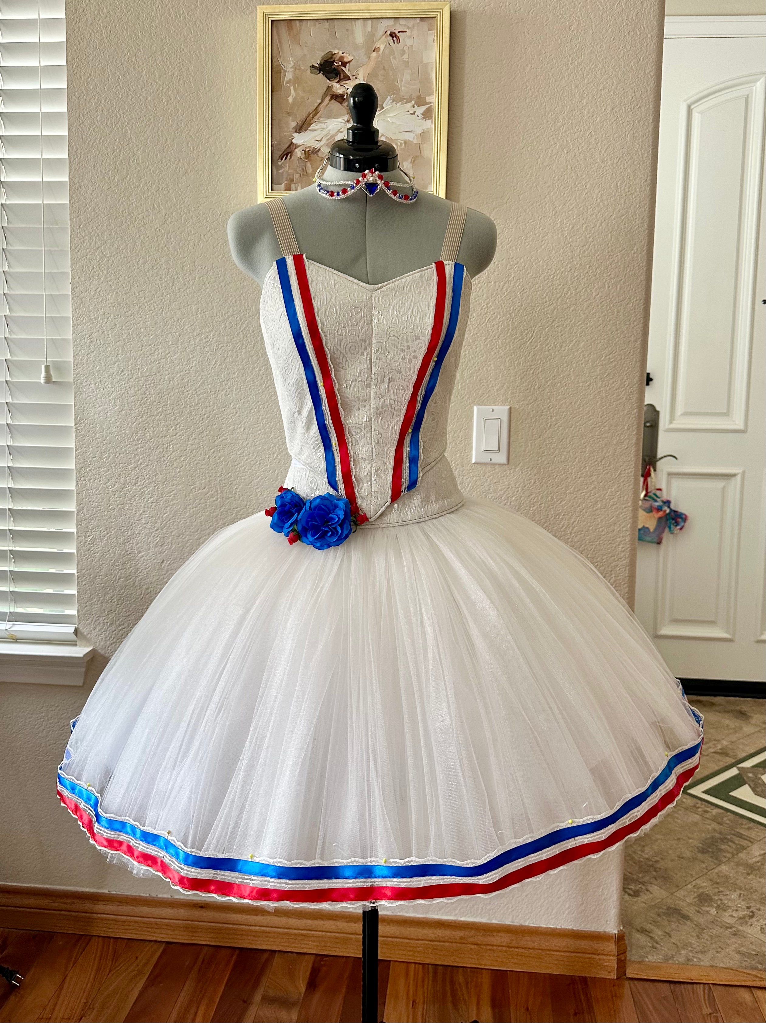 Flames of Paris headpiece and accessories