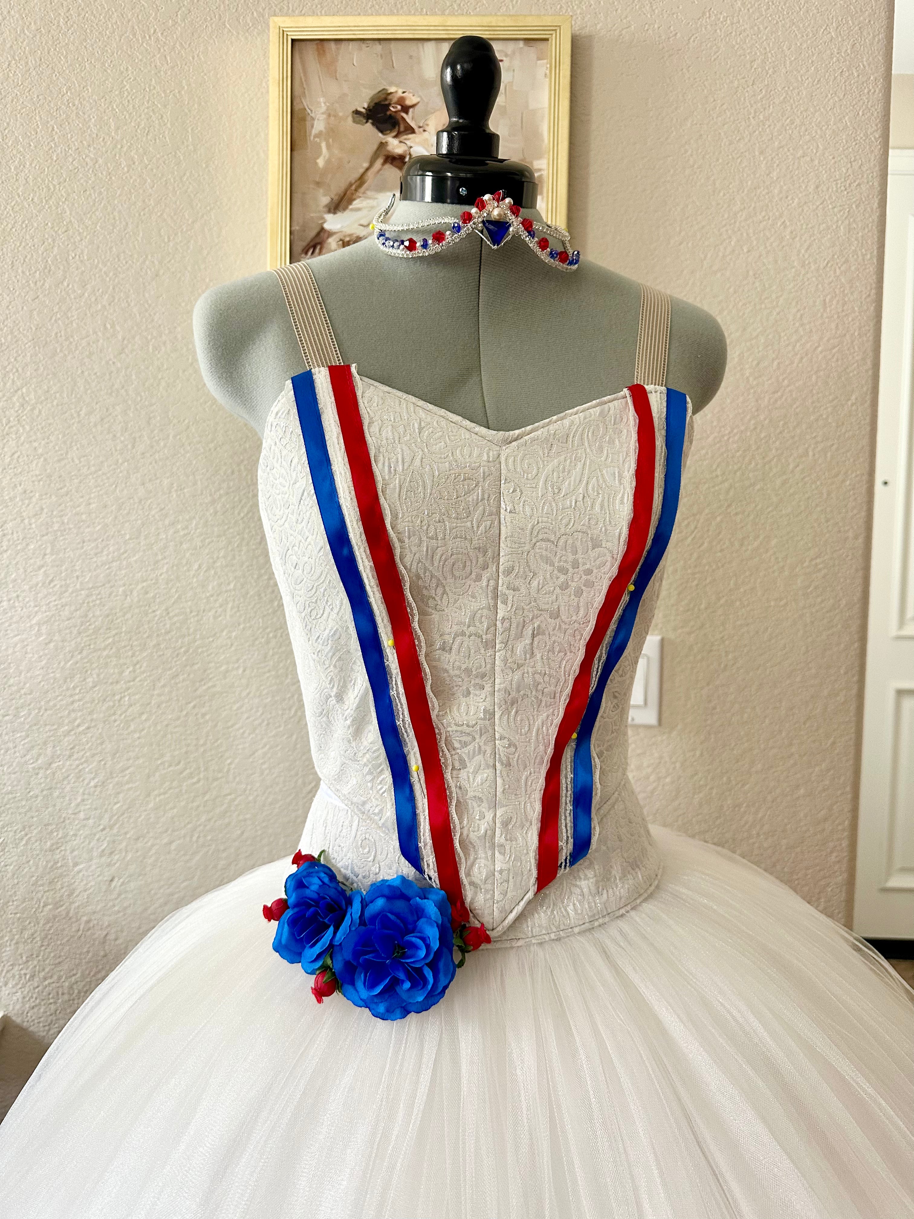 Flames of Paris headpiece and accessories