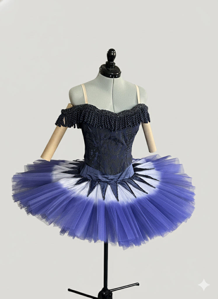 Blue platter tutu
