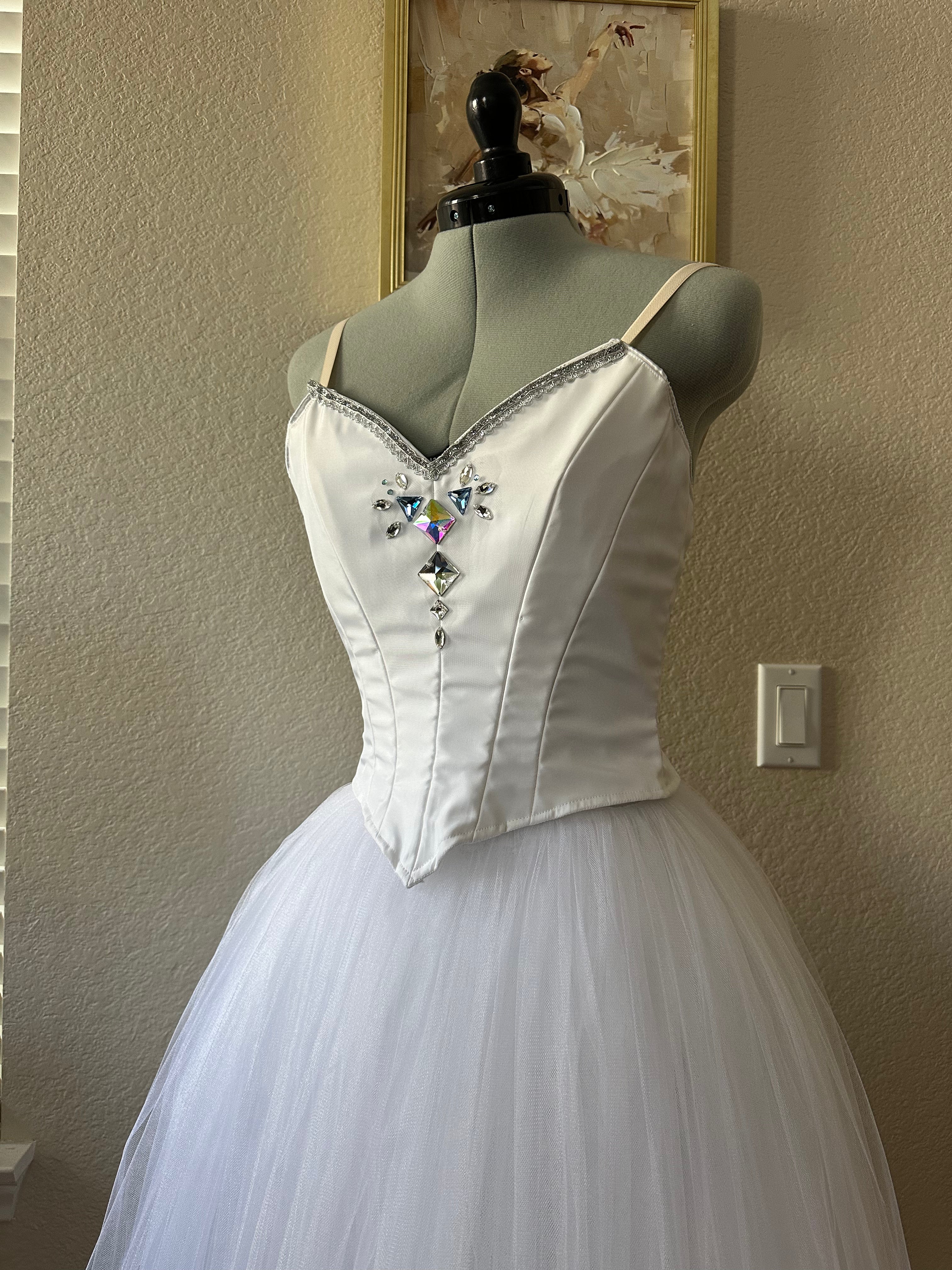 White romantic tutu