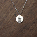 Personalized Ballet Necklace - 1/2" disc