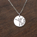 Personalized Ballet Necklace - 5/8" disc