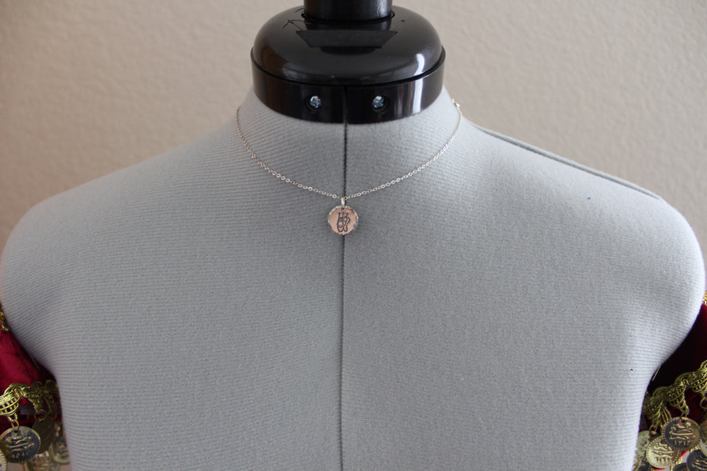 Personalized Ballet Necklace - 1/2" disc