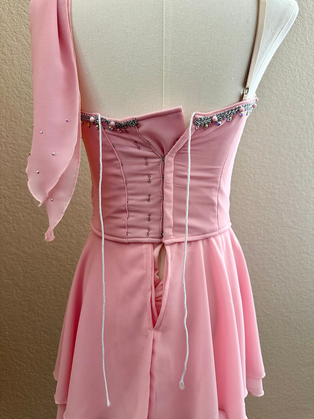 Pink Cupid Ballet Costume Rental - Professional Lyrical Ballet Costume for Competitions (Size Child Large)