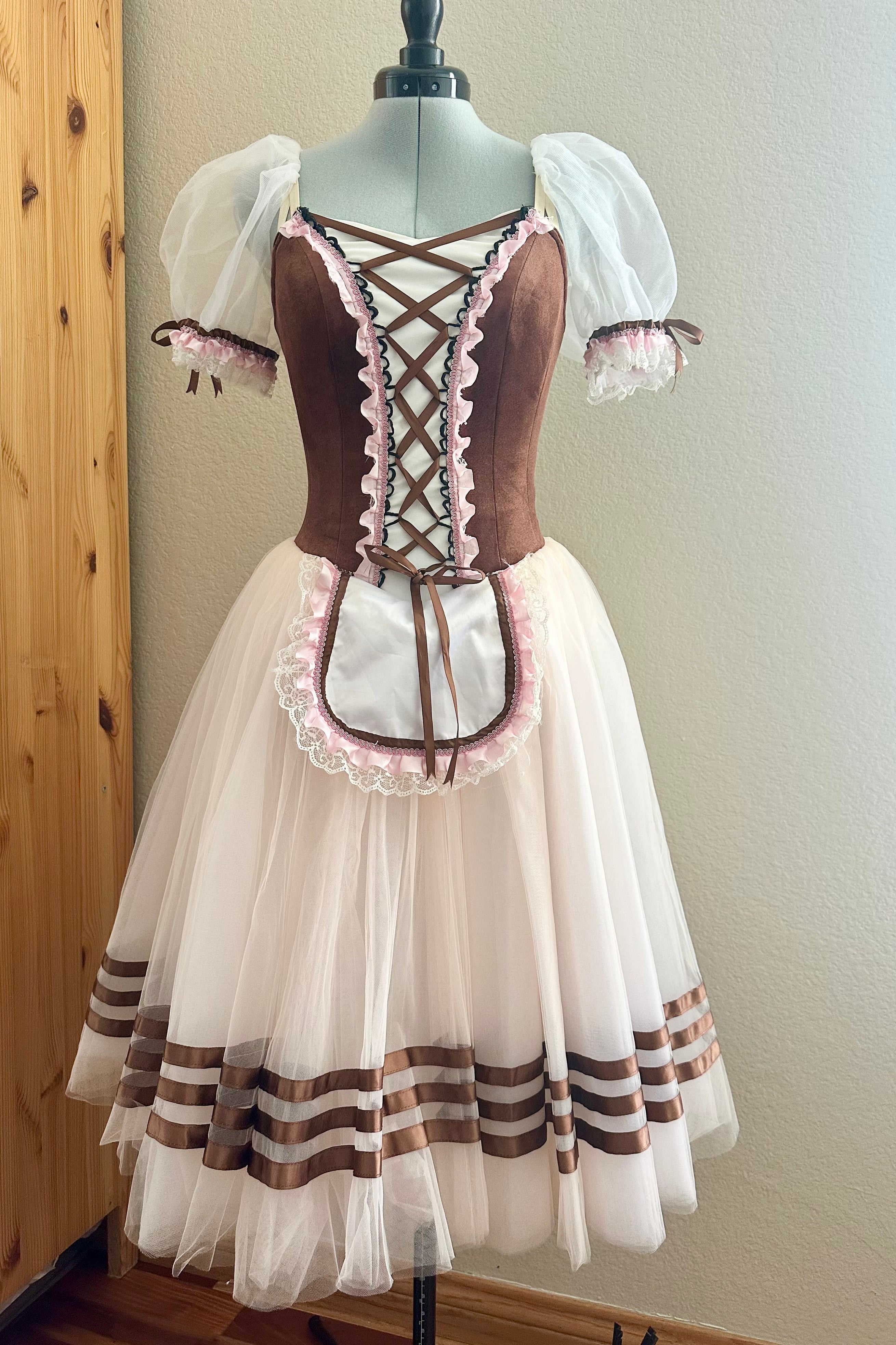 Brown Peasant Style Romantic Tutu (Size Adult Small) – En Pointe Costumes