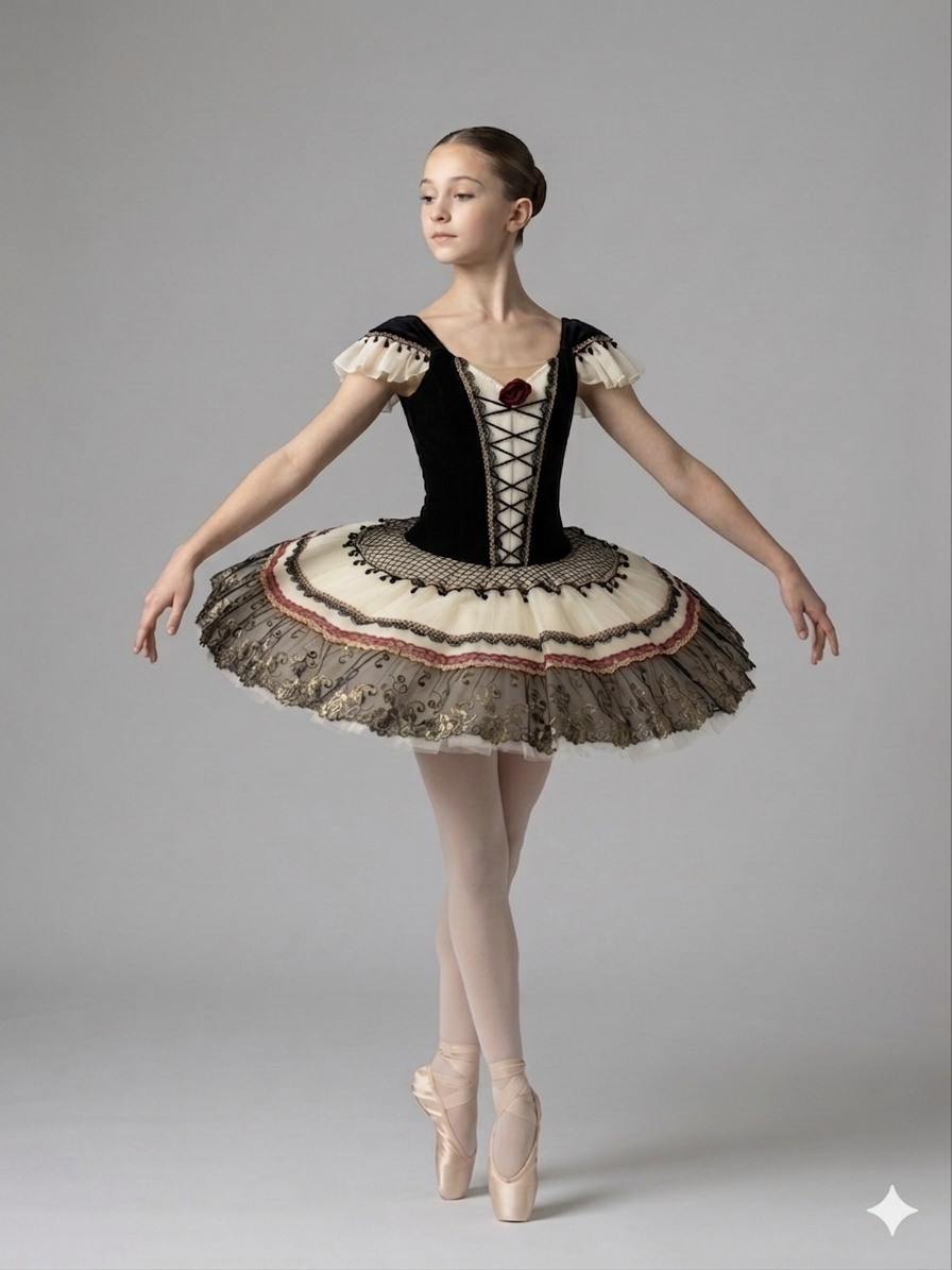 Spanish Style Tutu Size Child Large/Adult XXS-XS