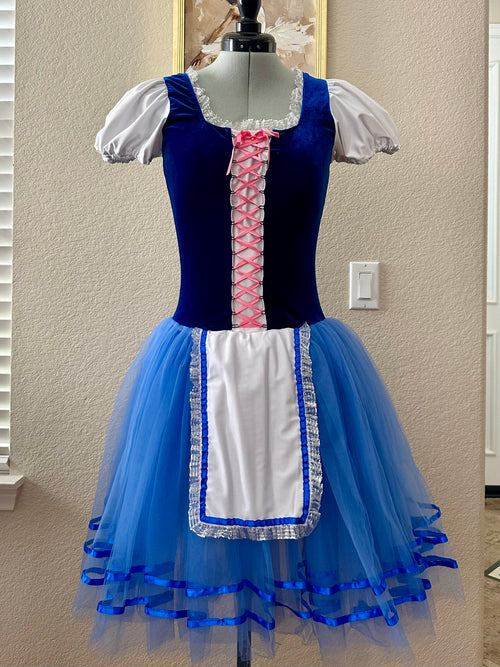 Blue Peasant Costume (8 Available in Sizes LC, XLC, SA, MA, LA)