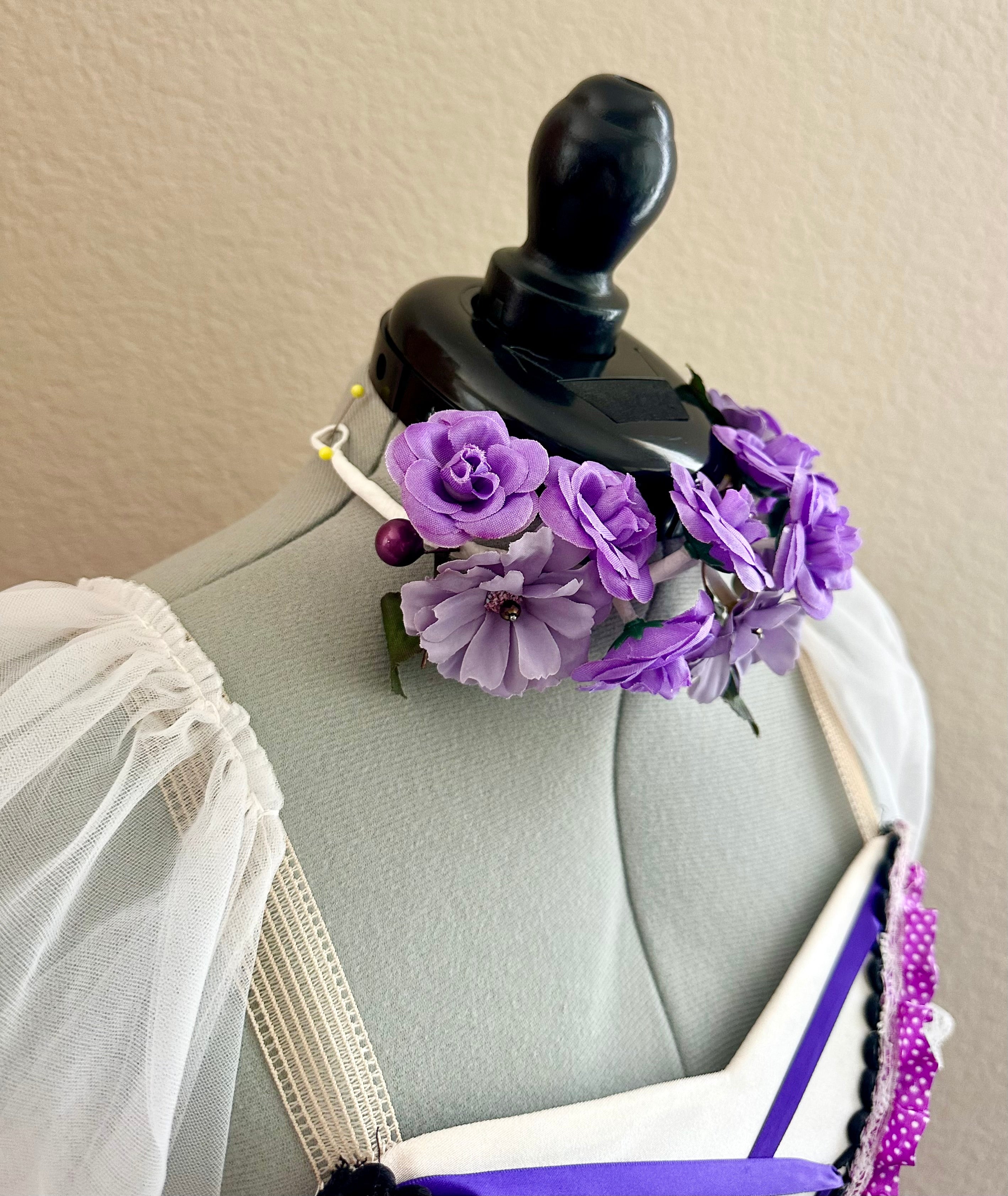 Purple Peasant Style Romantic Tutu (Size Adult Small)