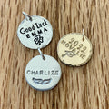 Round name pendant - 5/8" (15.9mm)